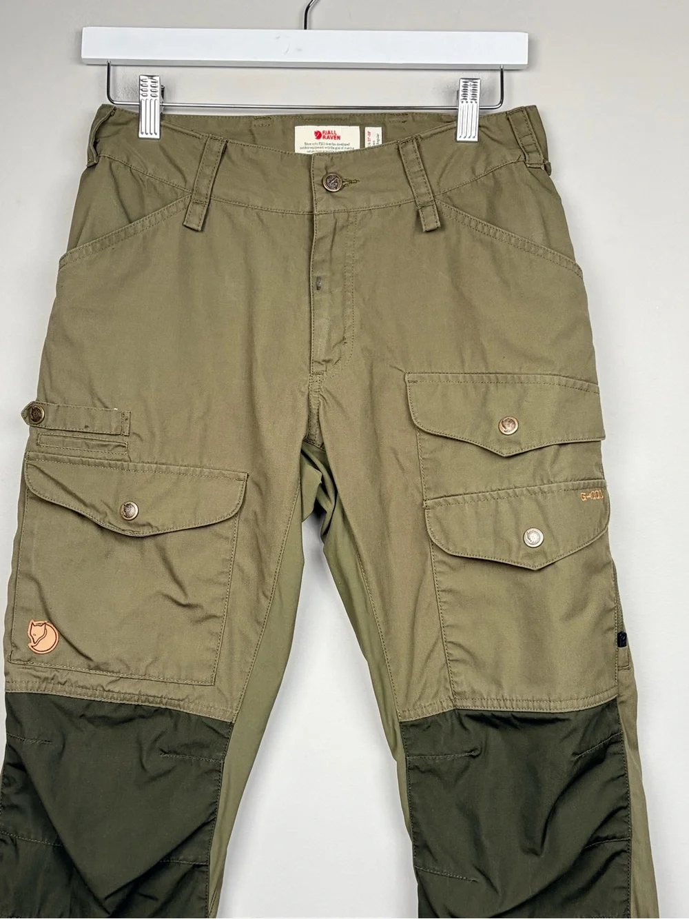 Fjallraven Vidda Pro Ventilated Pants Mens 27-28 G-1000 Olive Hiking 81160R